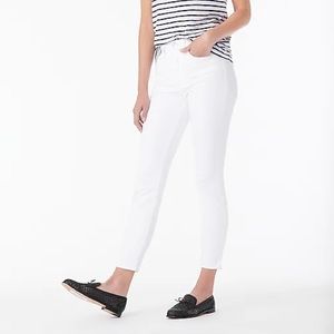 J-Crew Stretchy White Jeans